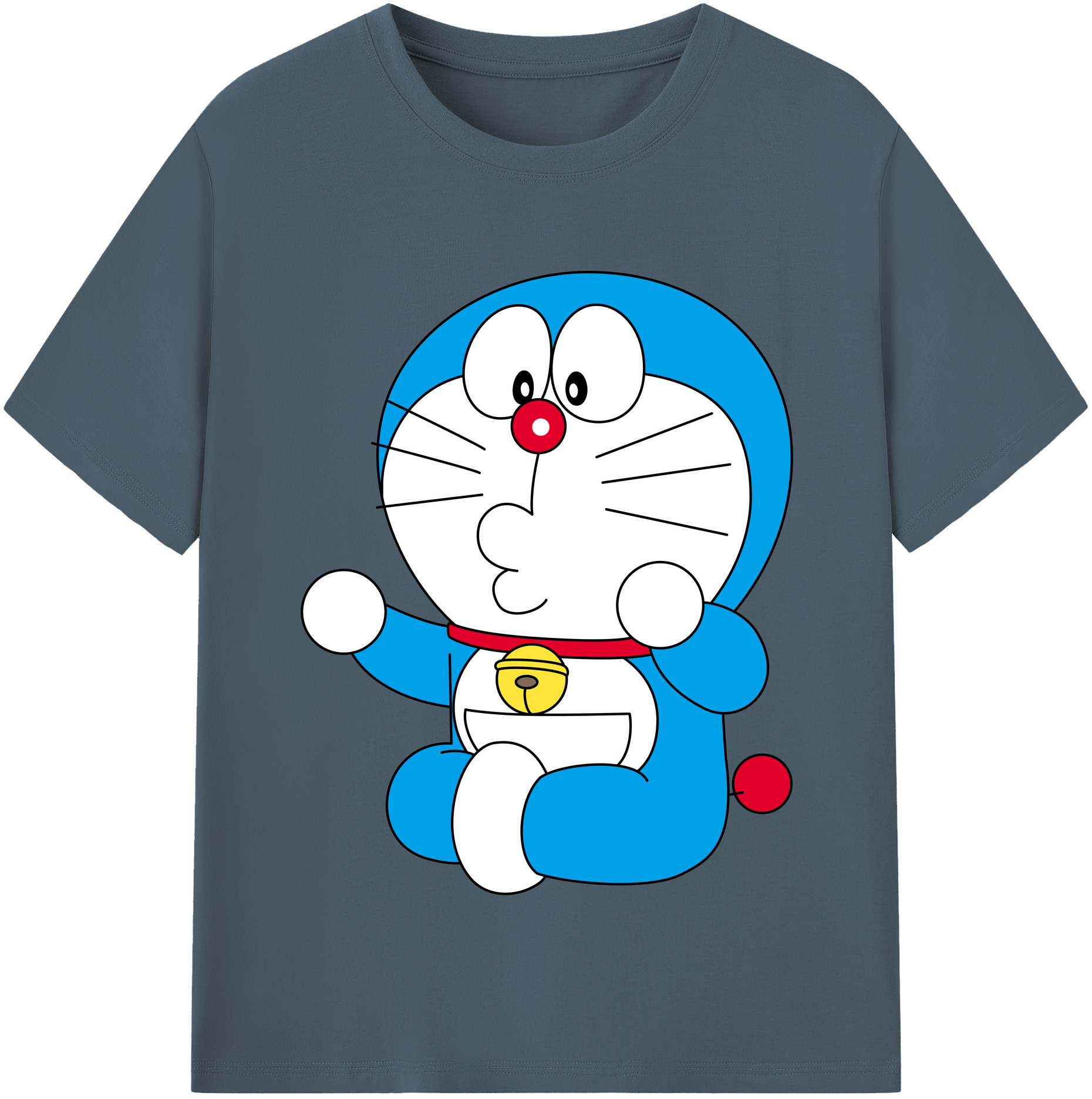 （画像用） ドラえもん Doraemon 綿100％半袖Tシャツ（フロントプリント）